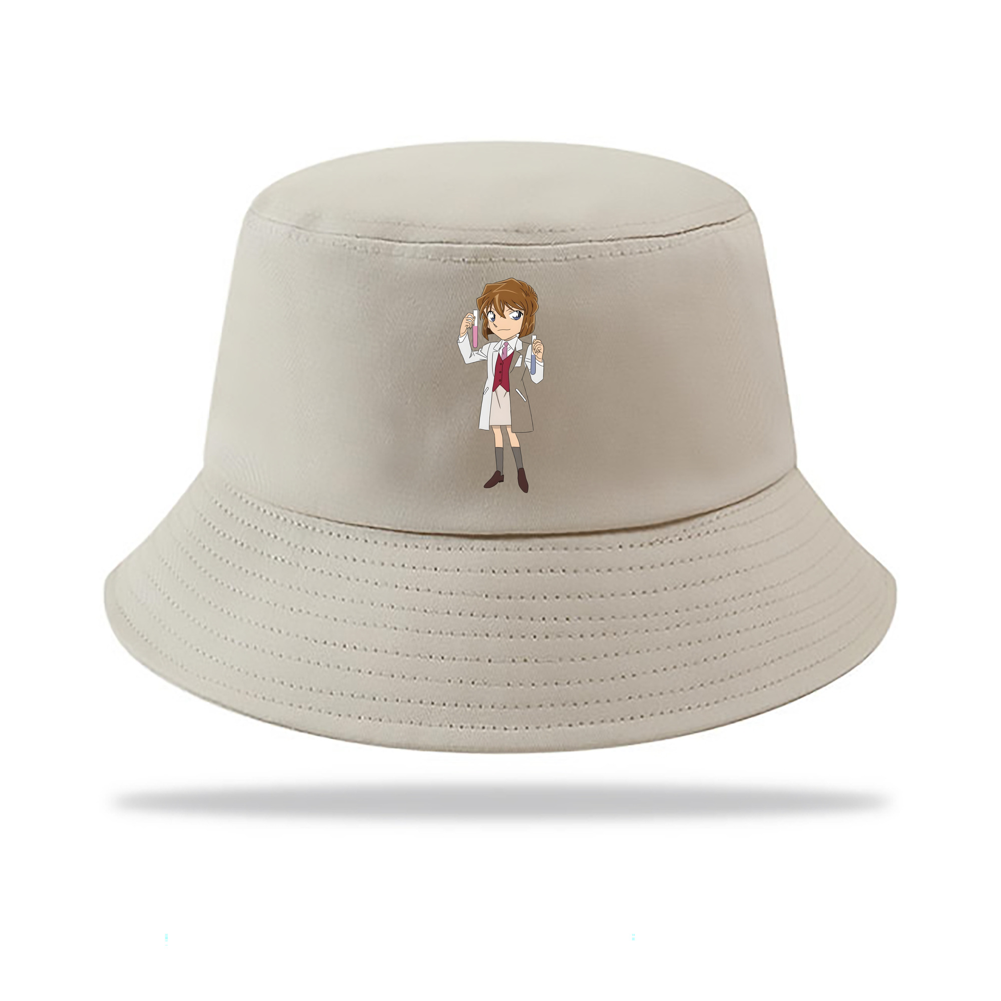 （画像用） 名探偵コナン 灰原 哀 はいばら あい Detective Conan Anita Hailey、Vi Graythorn Haibara Ai アウトドア日除けバケットハット